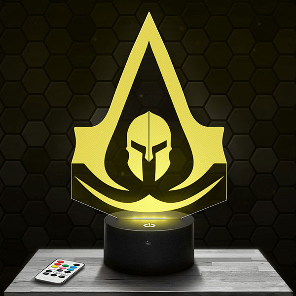 lampe-3d-logo-assassin-s-creed-odyssey Lampe 3D Logo Assassin's Creed Odyssey avec socle au choix !