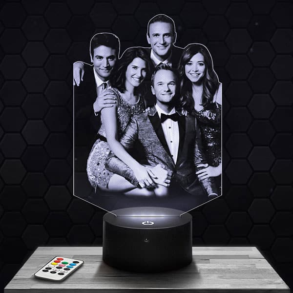 lampe-3d-logo-how-i-met-your-mother Lampe 3D How I met Your Mother avec socle au choix !