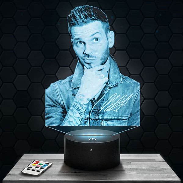 lampe-3d-m-pokora Lampe 3D M Pokora avec socle au choix !