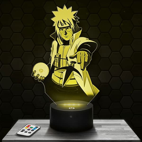 lampe-3d-naruto-minato Lampe 3D Naruto - Minato avec socle au choix !