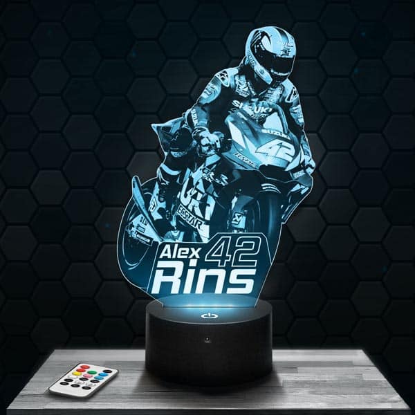 lampe-3d-alex-rins-moto-gp-suzuki Moto GP Suzuki - Alex Rins