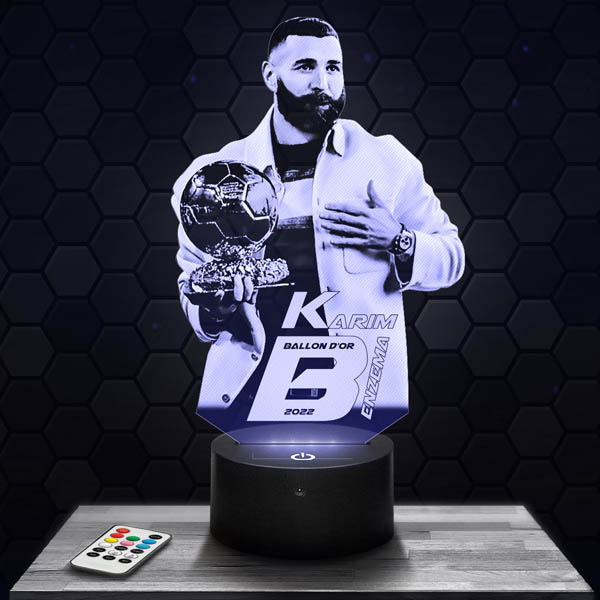 lampe-3d-benzema-buste-ballon-d'or-600