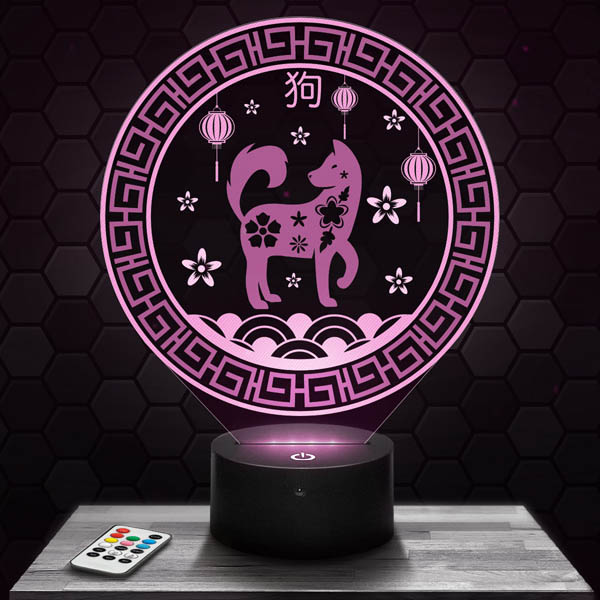 lampe-3d-signe-astologique-chinois-chien-600