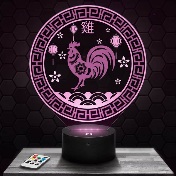 lampe-3d-signe-astologique-chinois-coq-600