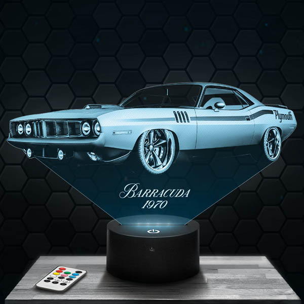 lampe-3d-voiture-plymouth-barracuda-600