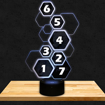 Gepersonaliseerde lamp bijenkorf 6 foto's