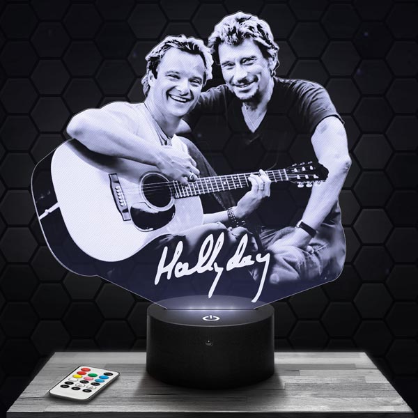 lampe-3d-david-et-johnny-hallyday