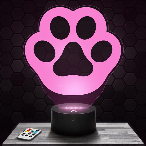 lampe-3d-patte-chat