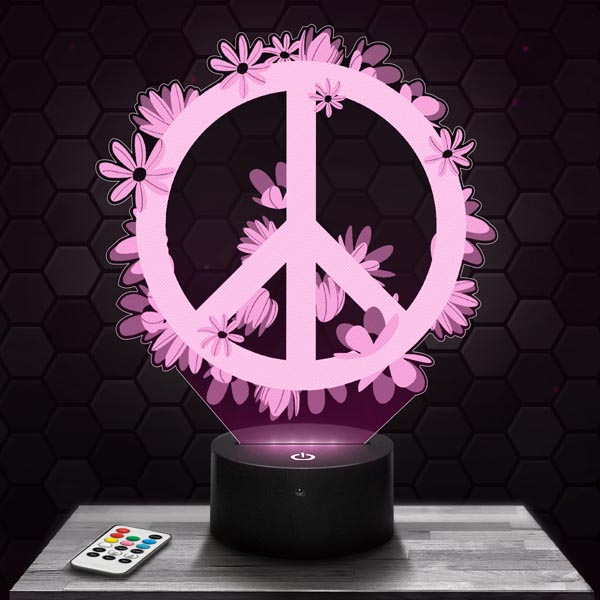 lampe-3d-peace-and-love