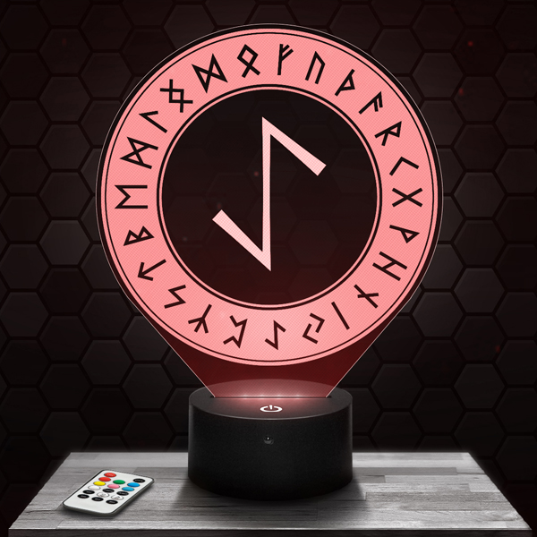 lampe-3d-rune-eihwaz-600