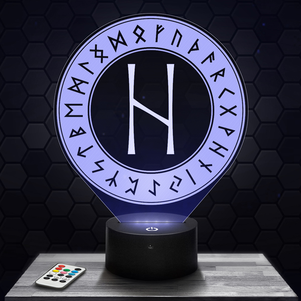 lampe-3d-rune-hagalaz-600