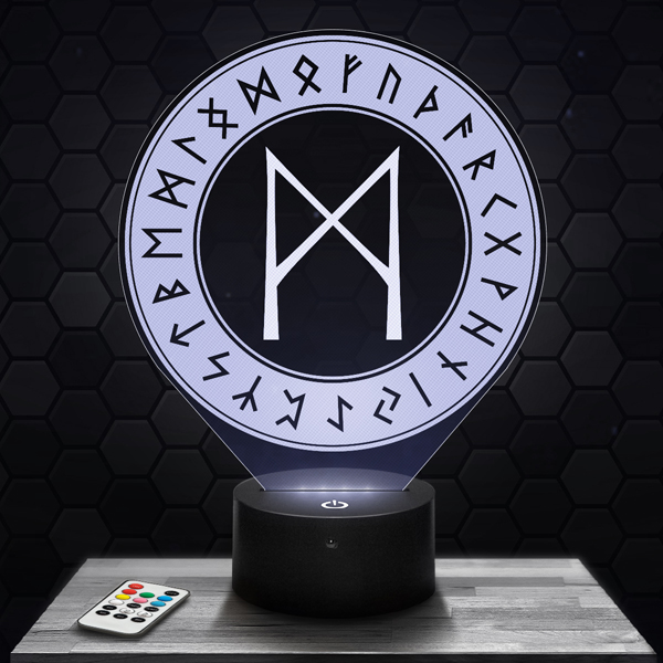 lampe-3d-rune-mannaz-600